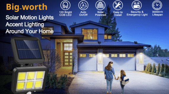 Bigworth solar sensor light